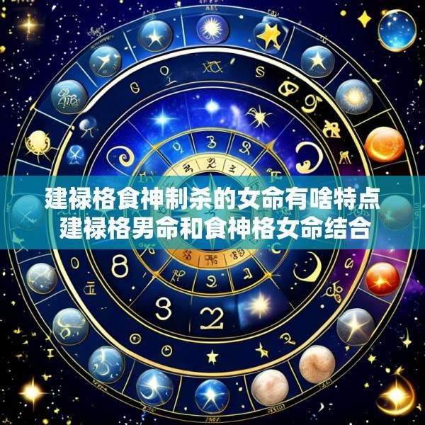 建禄格食神制杀的女命有啥特点 建禄格男命和食神格女命结合