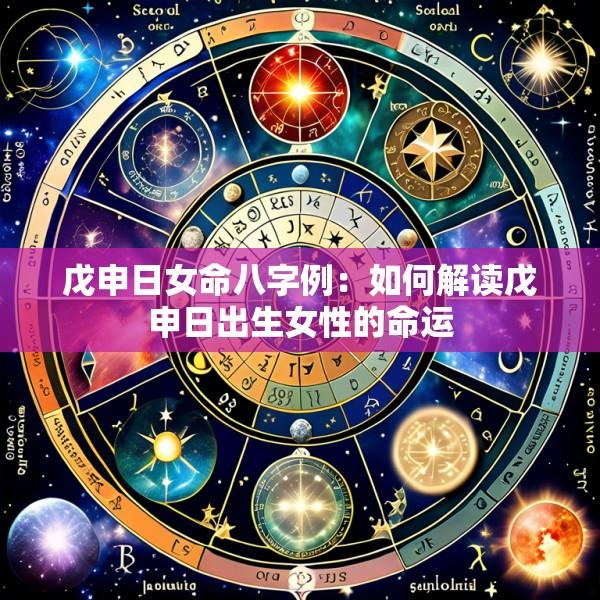 戊申日女命八字例：如何解读戊申日出生女性的命运