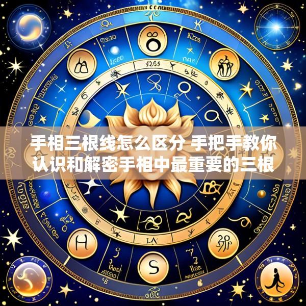 手相三根线怎么区分 手把手教你认识和解密手相中最重要的三根线