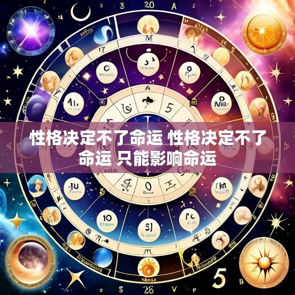 性格决定不了命运 性格决定不了命运 只能影响命运