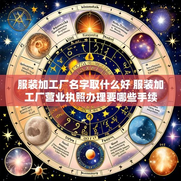 服装加工厂名字取什么好 服装加工厂营业执照办理要哪些手续