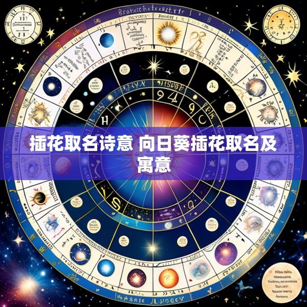 插花取名诗意 向日葵插花取名及寓意