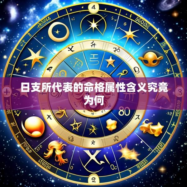 日支所代表的命格属性含义究竟为何