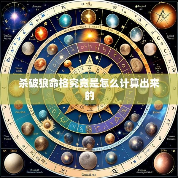 杀破狼命格究竟是怎么计算出来的
