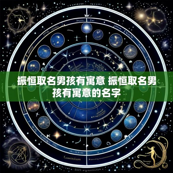 振恒取名男孩有寓意 振恒取名男孩有寓意的名字