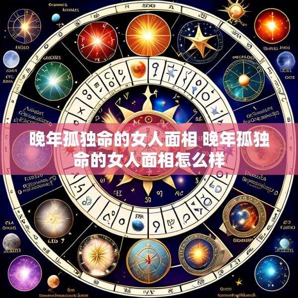 晚年孤独命的女人面相 晚年孤独命的女人面相怎么样