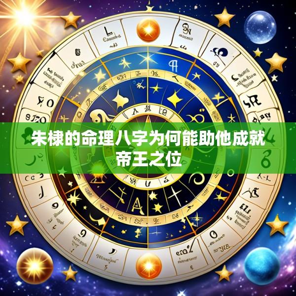 朱棣的命理八字为何能助他成就帝王之位