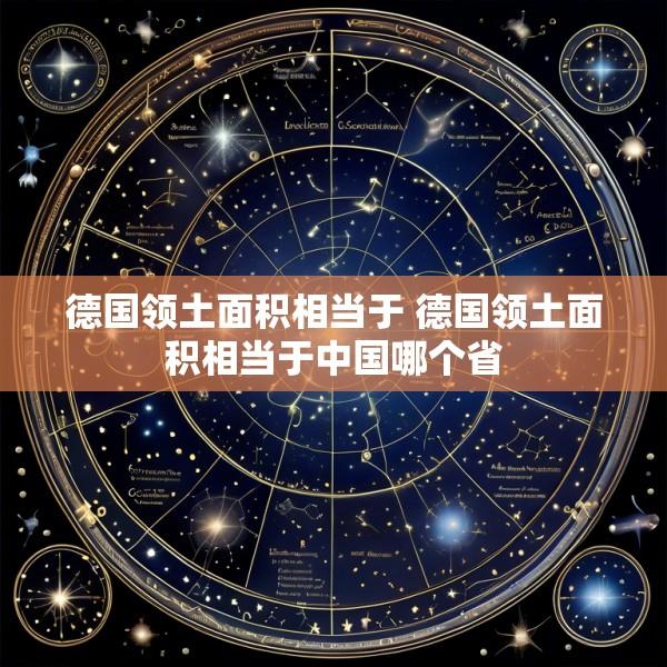 德国领土面积相当于 德国领土面积相当于中国哪个省