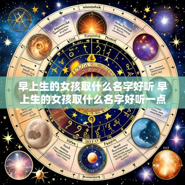 早上生的女孩取什么名字好听 早上生的女孩取什么名字好听一点