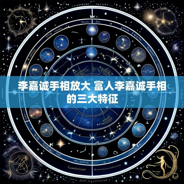 李嘉诚手相放大 富人李嘉诚手相的三大特征
