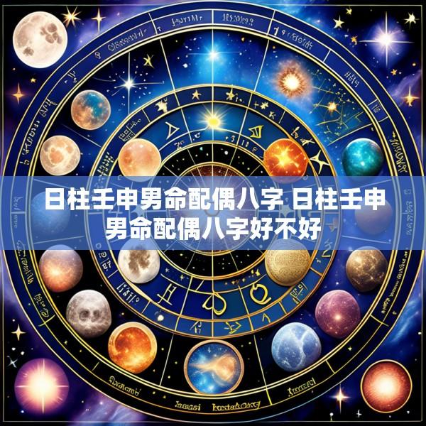 日柱壬申男命配偶八字 日柱壬申男命配偶八字好不好