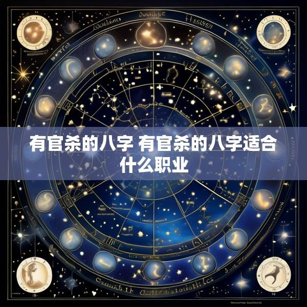 有官杀的八字 有官杀的八字适合什么职业