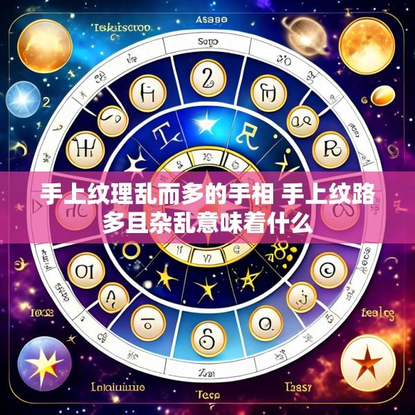 手上纹理乱而多的手相 手上纹路多且杂乱意味着什么