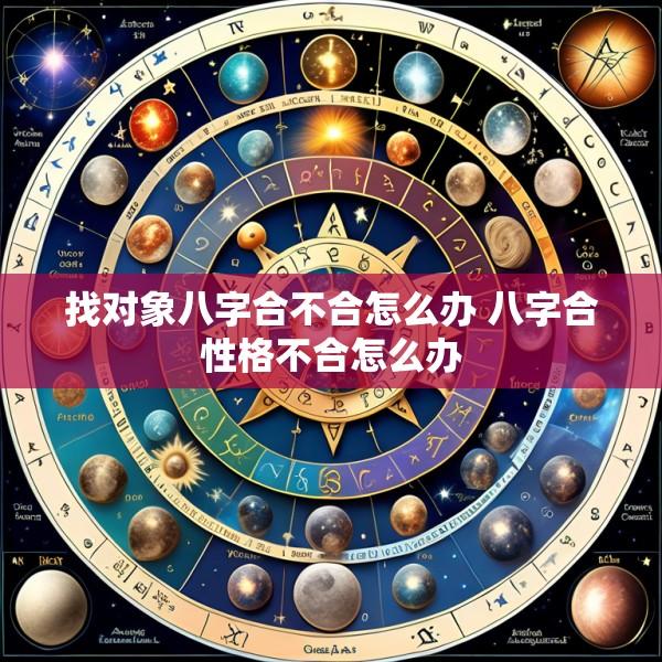找对象八字合不合怎么办 八字合性格不合怎么办