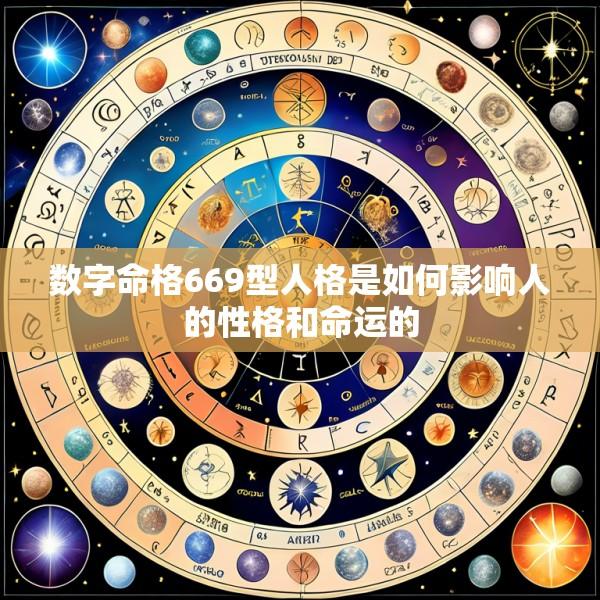 数字命格669型人格是如何影响人的性格和命运的