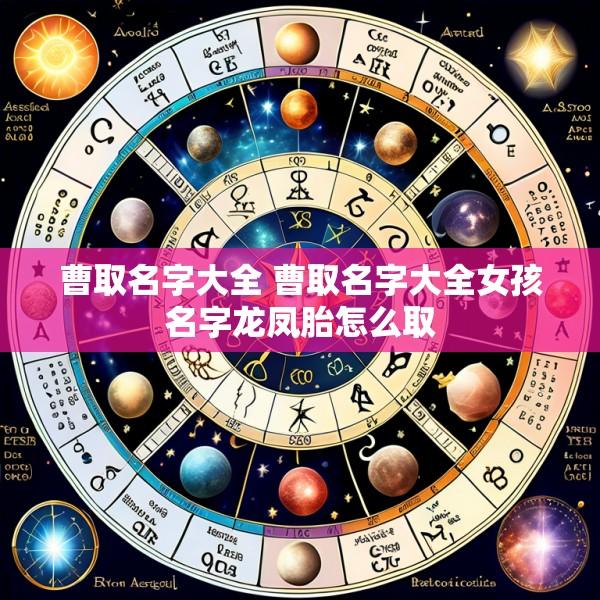 曹取名字大全 曹取名字大全女孩名字龙凤胎怎么取