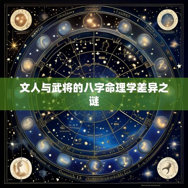 文人与武将的八字命理学差异之谜