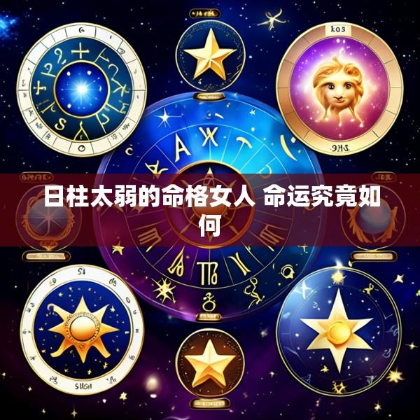 日柱太弱的命格女人 命运究竟如何