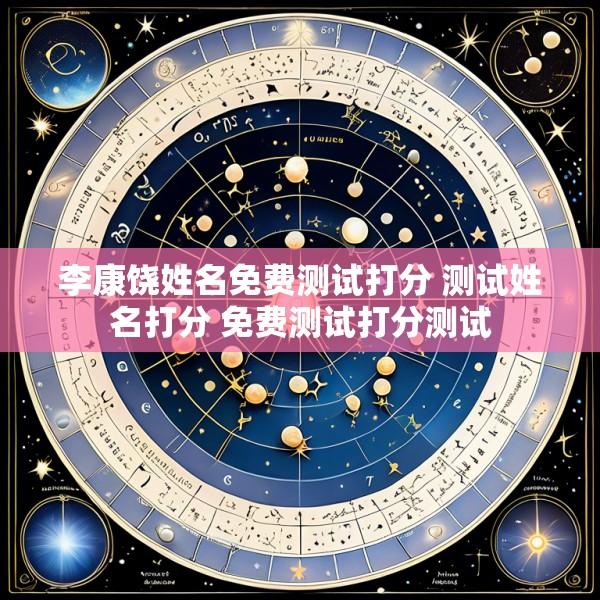 李康饶姓名免费测试打分 测试姓名打分 免费测试打分测试