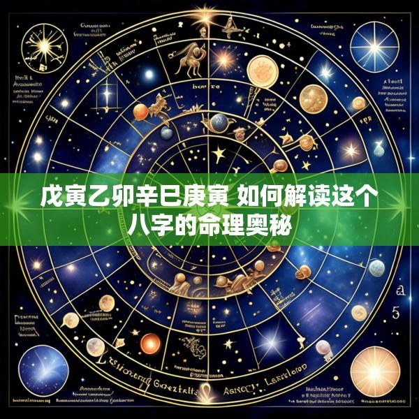 戊寅乙卯辛巳庚寅 如何解读这个八字的命理奥秘