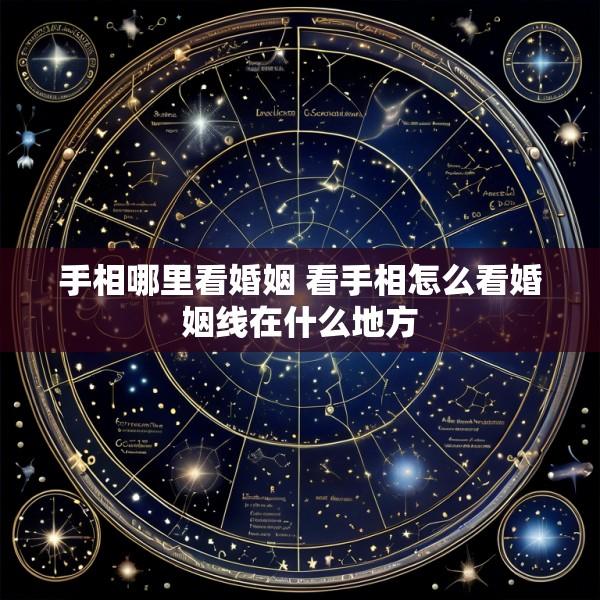 手相哪里看婚姻 看手相怎么看婚姻线在什么地方