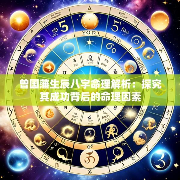 曾国藩生辰八字命理解析：探究其成功背后的命理因素