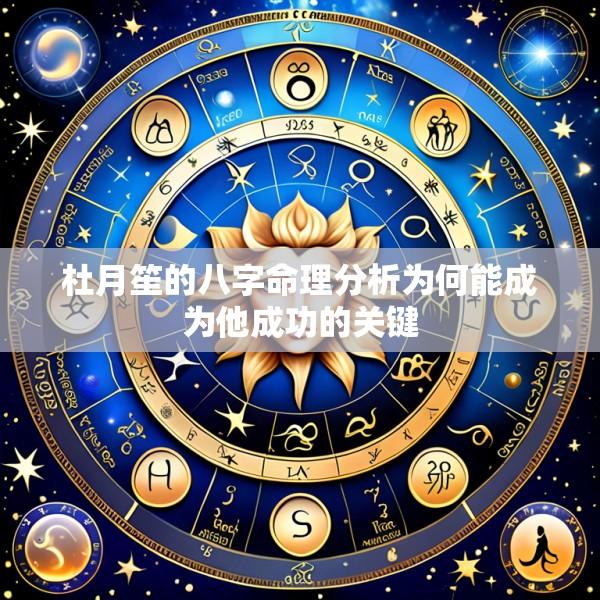 杜月笙的八字命理分析为何能成为他成功的关键