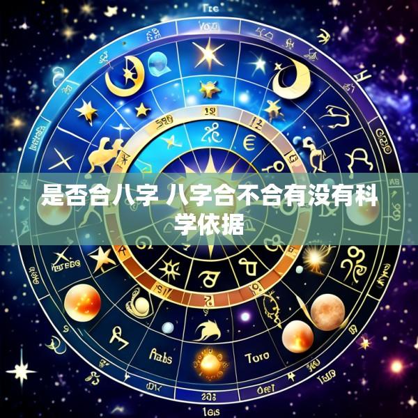 是否合八字 八字合不合有没有科学依据