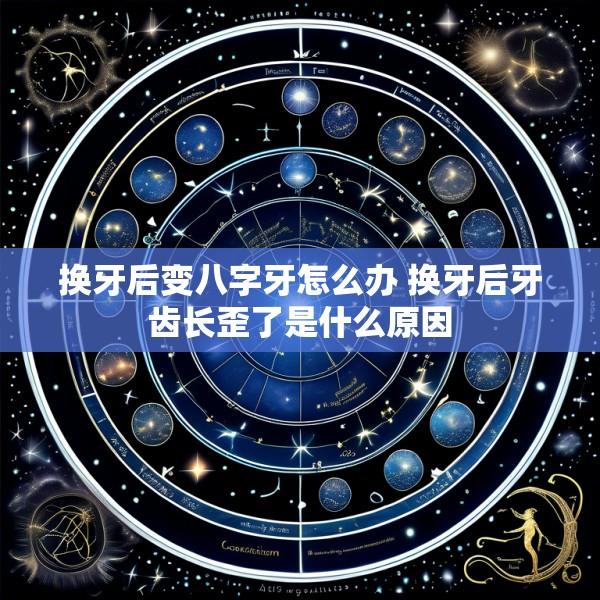 换牙后变八字牙怎么办 换牙后牙齿长歪了是什么原因
