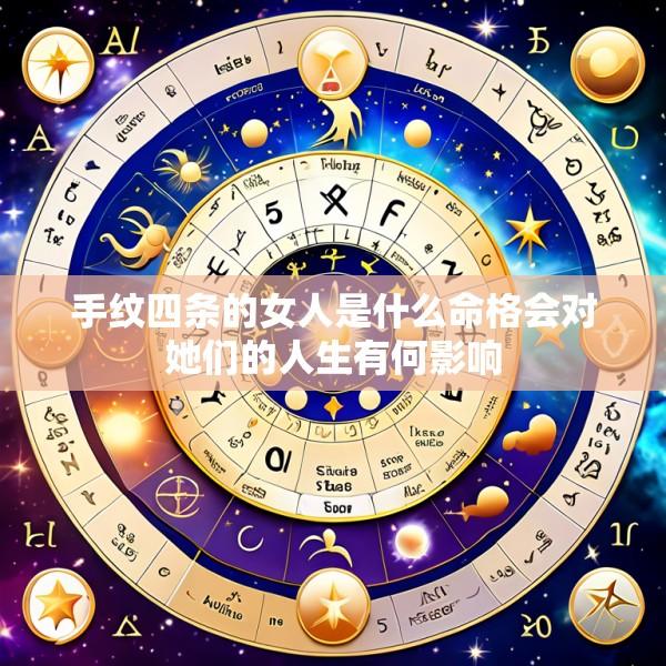 手纹四条的女人是什么命格会对她们的人生有何影响