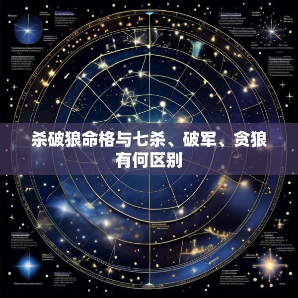杀破狼命格与七杀、破军、贪狼有何区别