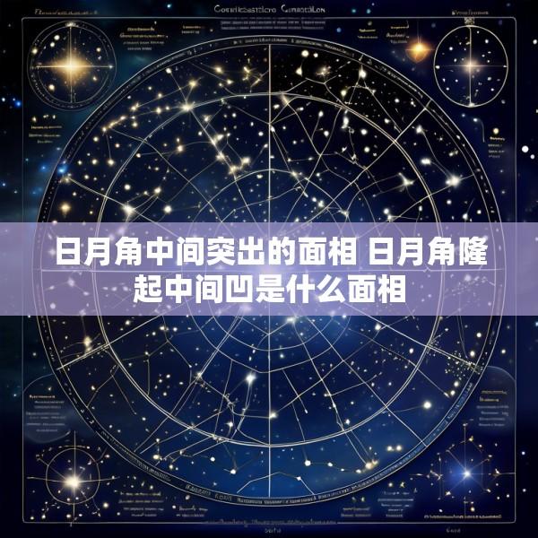 日月角中间突出的面相 日月角隆起中间凹是什么面相