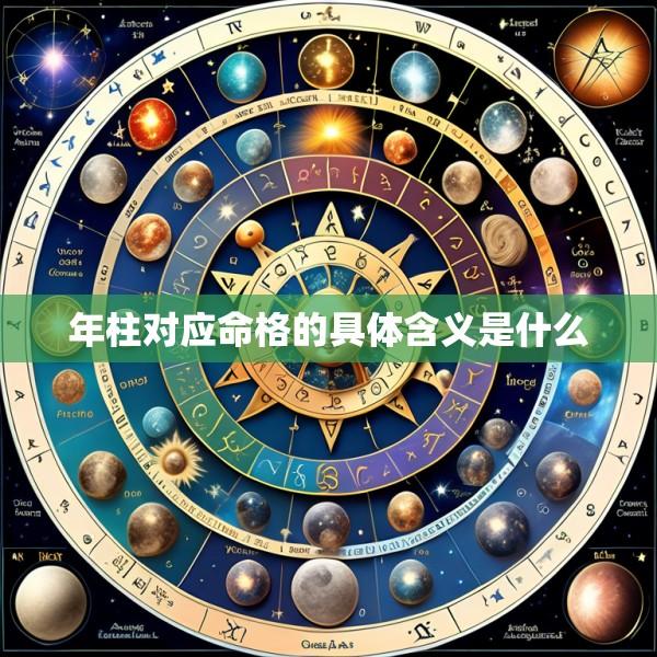 年柱对应命格的具体含义是什么