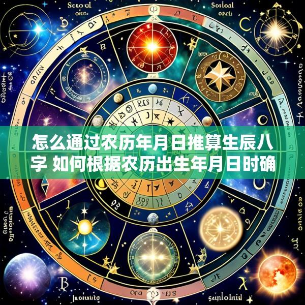 怎么通过农历年月日推算生辰八字 如何根据农历出生年月日时确定生辰八字