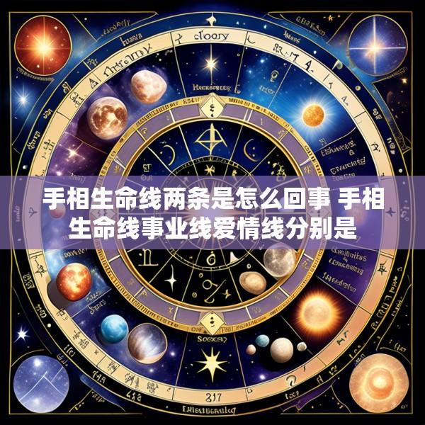 手相生命线两条是怎么回事 手相生命线事业线爱情线分别是