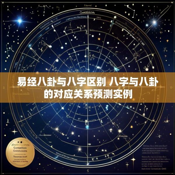 易经八卦与八字区别 八字与八卦的对应关系预测实例