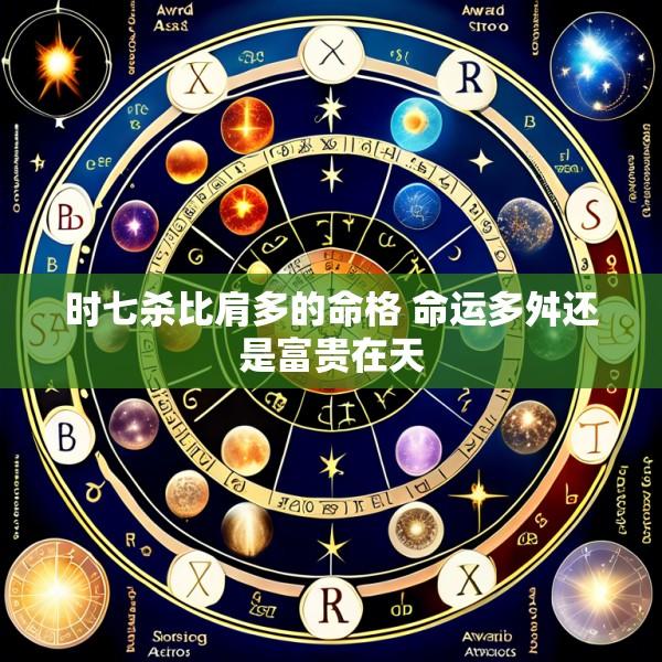 时七杀比肩多的命格 命运多舛还是富贵在天