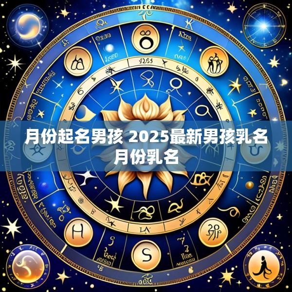 月份起名男孩 2025最新男孩乳名月份乳名