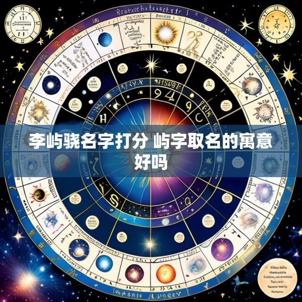 李屿骁名字打分 屿字取名的寓意好吗