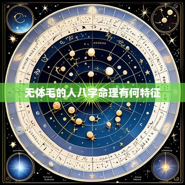 无体毛的人八字命理有何特征
