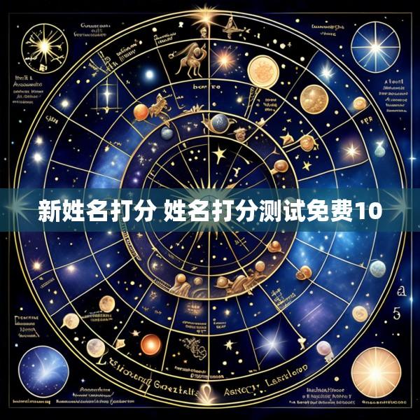 新姓名打分 姓名打分测试免费100