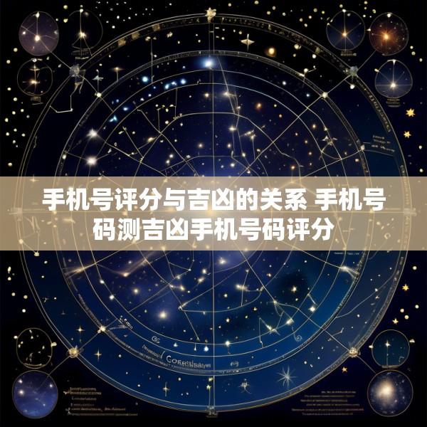 手机号评分与吉凶的关系 手机号码测吉凶手机号码评分