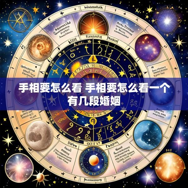 手相要怎么看 手相要怎么看一个有几段婚姻
