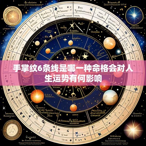 手掌纹6条线是哪一种命格会对人生运势有何影响