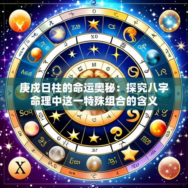 庚戍日柱的命运奥秘：探究八字命理中这一特殊组合的含义