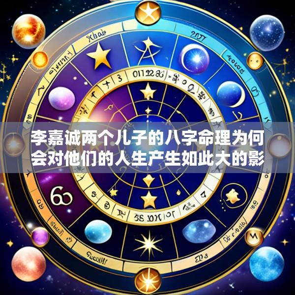 李嘉诚两个儿子的八字命理为何会对他们的人生产生如此大的影响