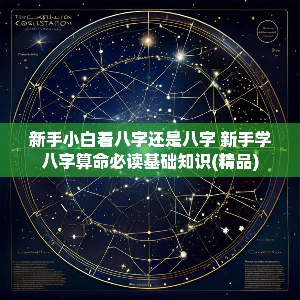 新手小白看八字还是八字 新手学八字算命必读基础知识(精品)