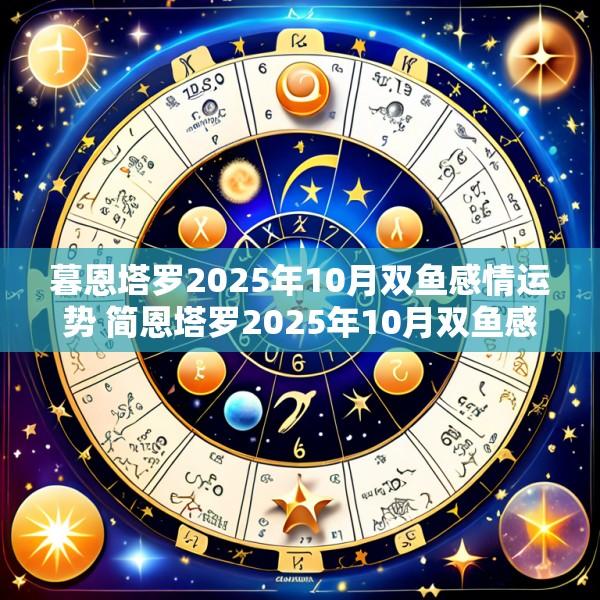 暮恩塔罗2025年10月双鱼感情运势 简恩塔罗2025年10月双鱼感情运势