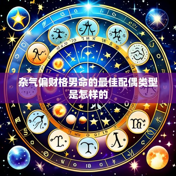杂气偏财格男命的最佳配偶类型是怎样的