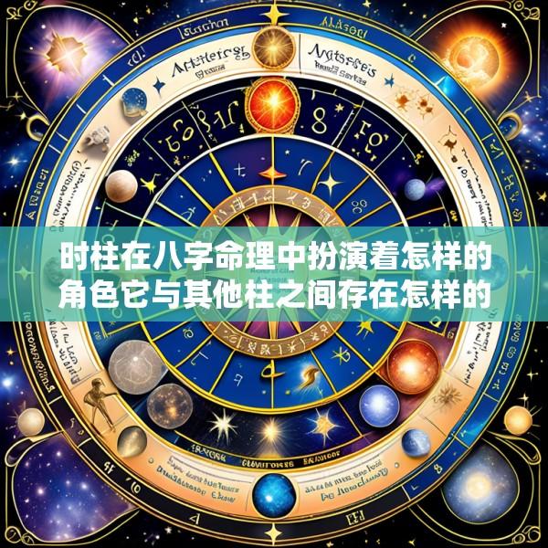 时柱在八字命理中扮演着怎样的角色它与其他柱之间存在怎样的关系